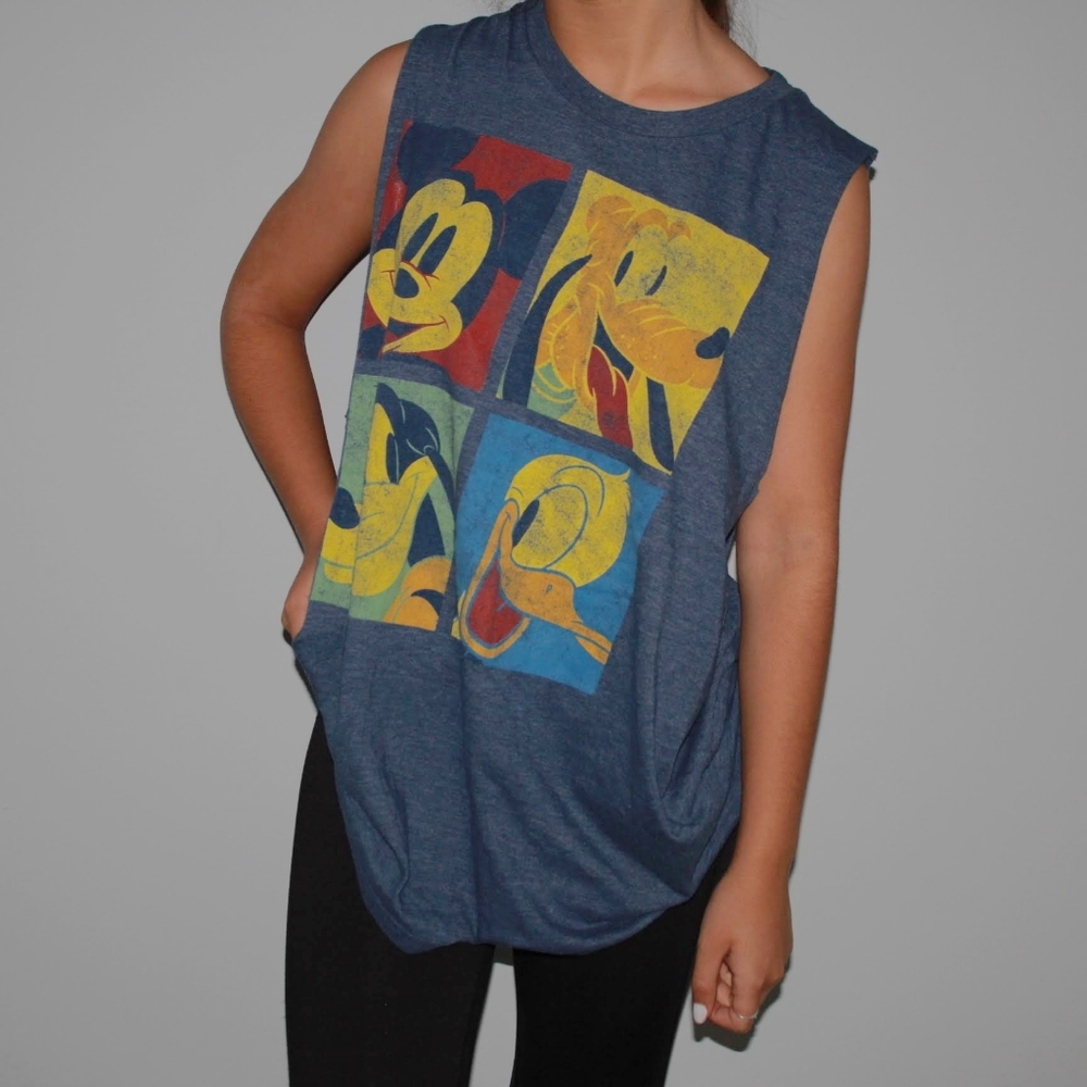 oversized mickey muscle tee
